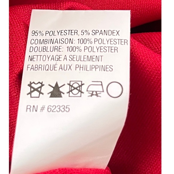 Red Barn Collection Women’s Plus Size Red and Black Lace Trim Dress   18W - Picture 5 of 7